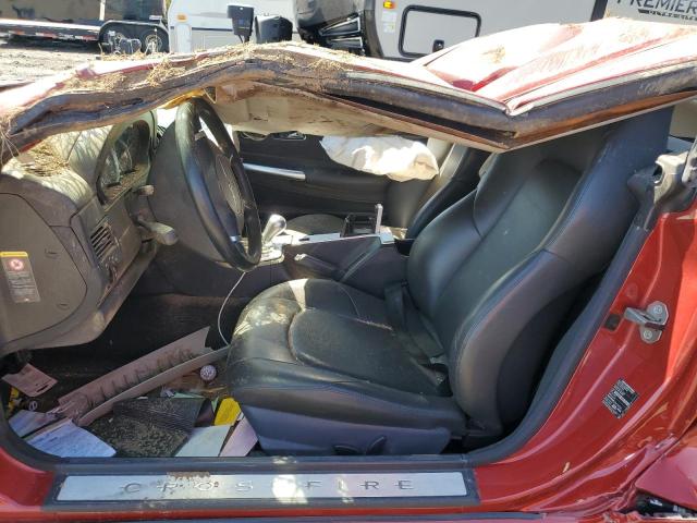 1C3AN69L35X040100 - 2005 CHRYSLER CROSSFIRE LIMITED RED photo 7
