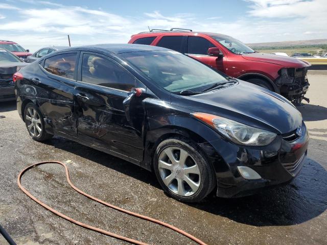 KMHDH4AE6CU252128 - 2012 HYUNDAI ELANTRA GLS BLACK photo 4