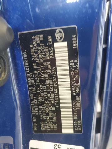 4T1G11AK5PU077284 - 2023 TOYOTA CAMRY SE NIGHT SHADE BLUE photo 13