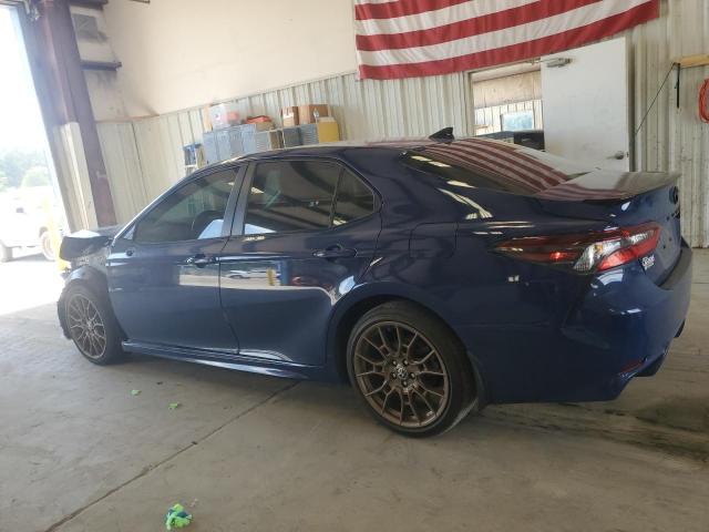 4T1G11AK5PU077284 - 2023 TOYOTA CAMRY SE NIGHT SHADE BLUE photo 2