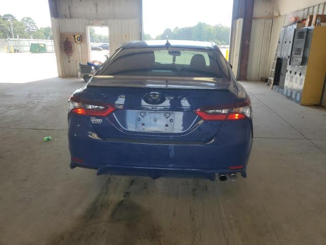 4T1G11AK5PU077284 - 2023 TOYOTA CAMRY SE NIGHT SHADE BLUE photo 6
