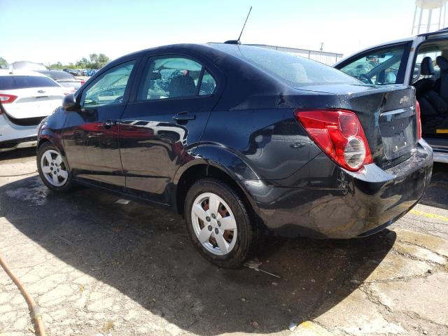 1G1JA5SH9F4137515 - 2015 CHEVROLET SONIC LS შავი ფოტო 2