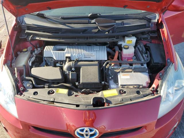 JTDKN3DU2B0318438 - 2011 TOYOTA PRIUS წითელი ფოტო 12