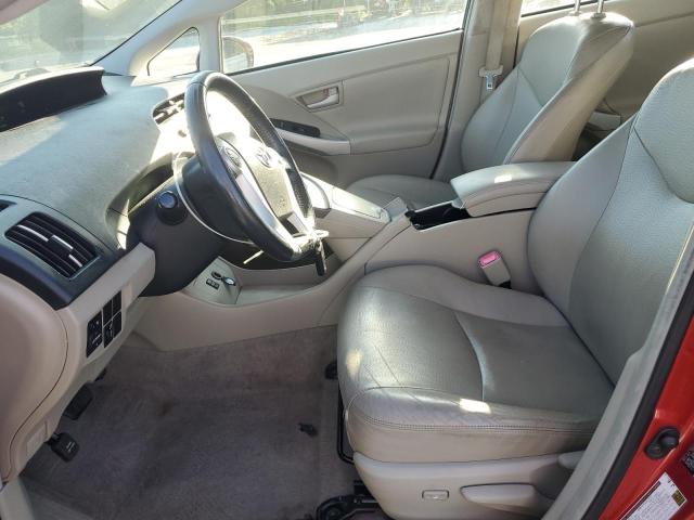 JTDKN3DU2B0318438 - 2011 TOYOTA PRIUS წითელი ფოტო 7