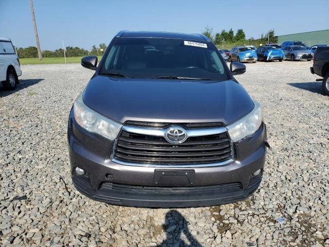 5TDJKRFH3ES068832 - 2014 TOYOTA HIGHLANDER XLE GRAY photo 5