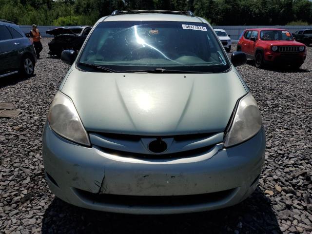 5TDZK23C58S120565 - 2008 TOYOTA SIENNA CE GREEN photo 5