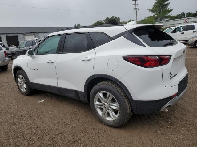 3GNKBHRSXLS617531 - 2020 CHEVROLET BLAZER 2LT WHITE photo 2