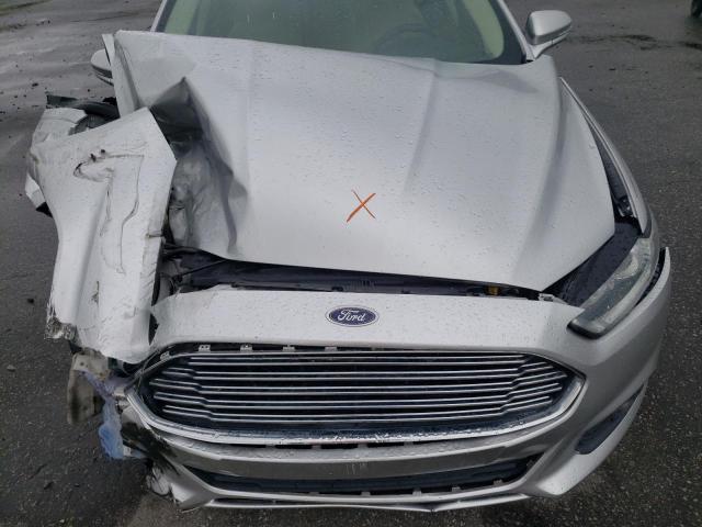 3FA6P0H90ER381645 - 2014 FORD FUSION SE SILVER photo 11