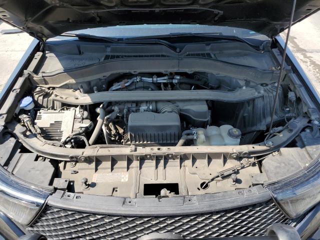 1FM5K8AB9MGB98617 - 2021 FORD EXPLORER POLICE INTERCEPTOR TWO TONE photo 12