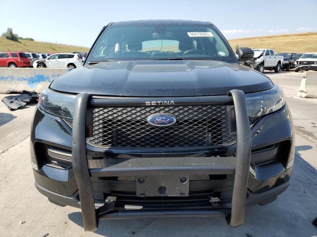 1FM5K8AB9MGB98617 - 2021 FORD EXPLORER POLICE INTERCEPTOR TWO TONE photo 5