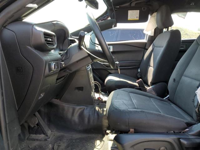 1FM5K8AB9MGB98617 - 2021 FORD EXPLORER POLICE INTERCEPTOR TWO TONE photo 7