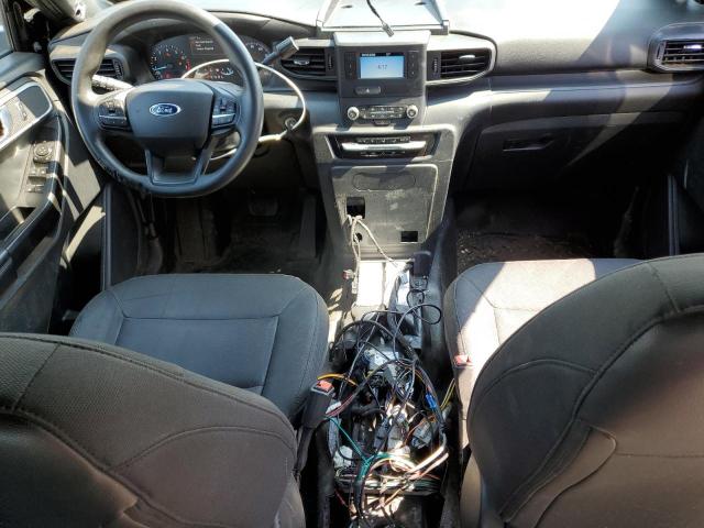 1FM5K8AB9MGB98617 - 2021 FORD EXPLORER POLICE INTERCEPTOR TWO TONE photo 8