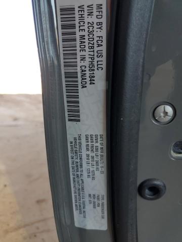 2C3CDZBT7PH581844 - 2023 DODGE CHALLENGER R/T CHARCOAL photo 13