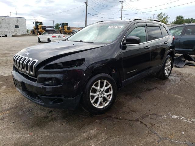 1C4PJMCB9EW248249 - 2014 JEEP CHEROKEE LATITUDE BLACK photo 1