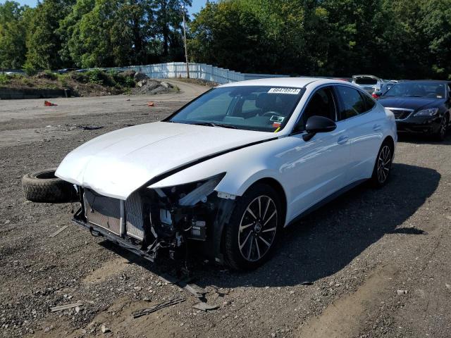 5NPEJ4J29LH044130 - 2020 HYUNDAI SONATA SEL PLUS WHITE photo 1