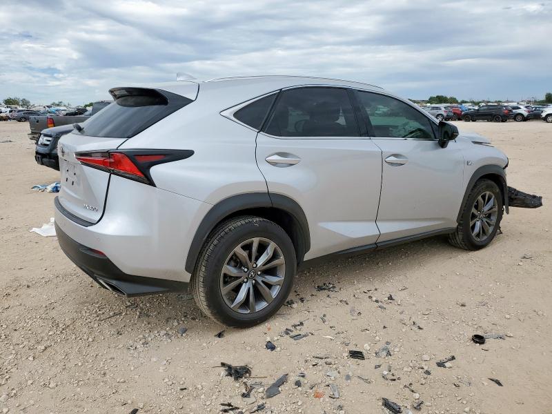 JTJYARBZ3J2101214 - 2018 LEXUS NX 300 BASE ვერცხლისფერი ფოტო 3
