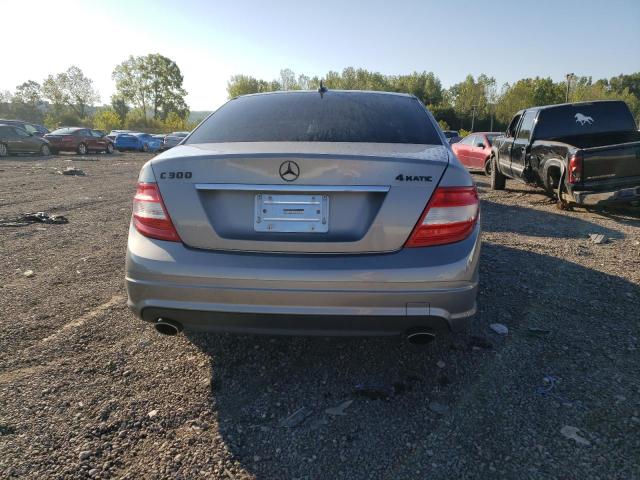 WDDGF8BBXBR180876 - 2011 MERCEDES-BENZ C 300 4MATIC SILVER photo 6