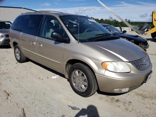 2C8GP64L63R380441 - 2003 CHRYSLER TOWN & COU LIMITED TAN photo 4