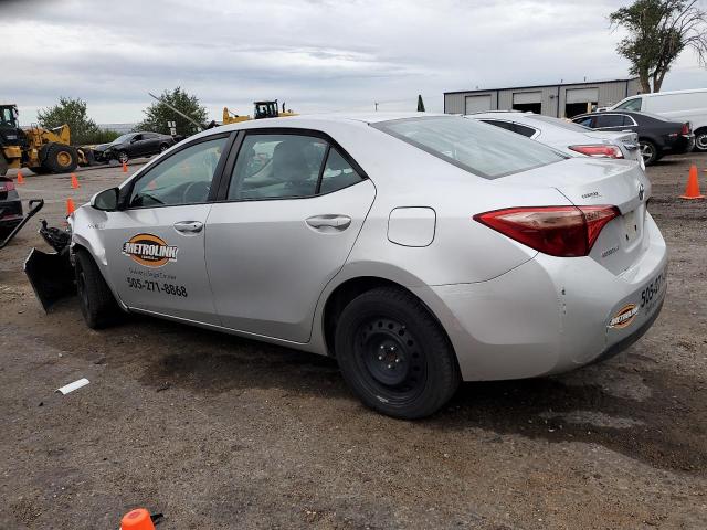 5YFBURHE4KP941770 - 2019 TOYOTA COROLLA L SILVER photo 2