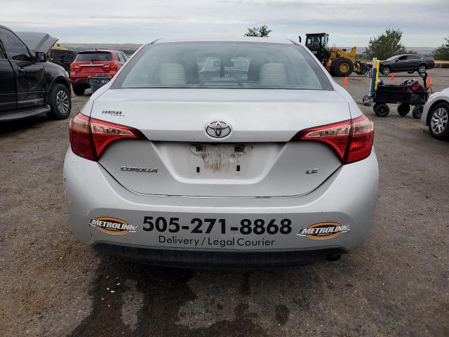 5YFBURHE4KP941770 - 2019 TOYOTA COROLLA L SILVER photo 6