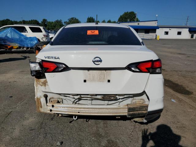 3N1CN8DV6ML821814 - 2021 NISSAN VERSA S WHITE photo 6