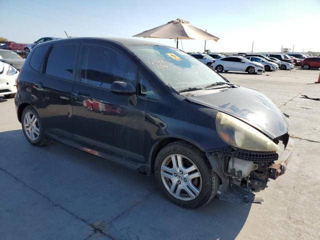 JHMGD38658S047052 - 2008 HONDA FIT SPORT BLACK photo 4