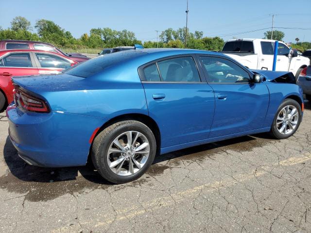 2C3CDXJG0MH644805 - 2021 DODGE CHARGER SXT BLUE photo 3