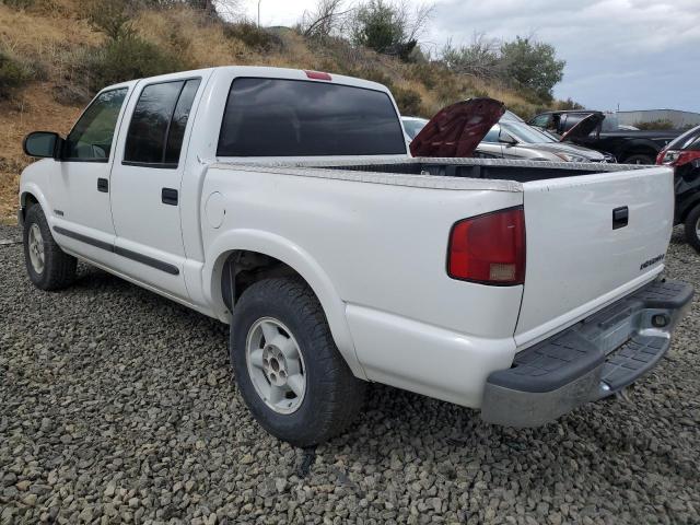 1GCDT13W61K140610 - 2001 CHEVROLET S TRUCK S10 WHITE photo 2