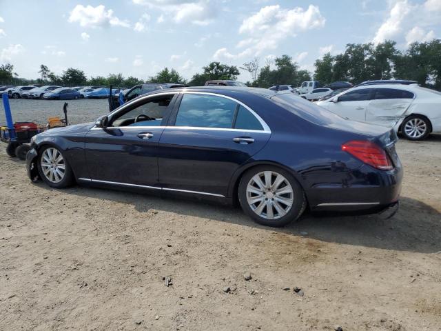 WDDUG8FB5FA162431 - 2015 MERCEDES-BENZ S 550 4MATIC BLUE photo 2