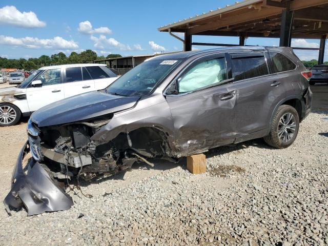 5TDKKRFHXGS160074 - 2016 TOYOTA HIGHLANDER XLE GRAY photo 1