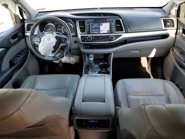 5TDKKRFHXGS160074 - 2016 TOYOTA HIGHLANDER XLE GRAY photo 8