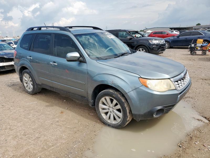 JF2SHBCC7BH758748 - 2011 SUBARU FORESTER 2.5X PREMIUM BLUE photo 4