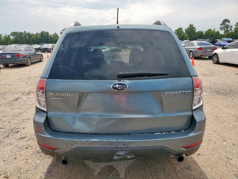 JF2SHBCC7BH758748 - 2011 SUBARU FORESTER 2.5X PREMIUM BLUE photo 6