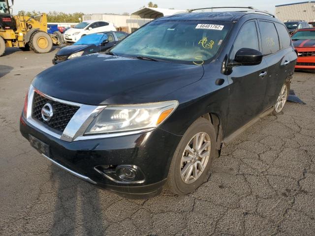 5N1AR2MN8EC706677 - 2014 NISSAN PATHFINDER S შავი ფოტო 2