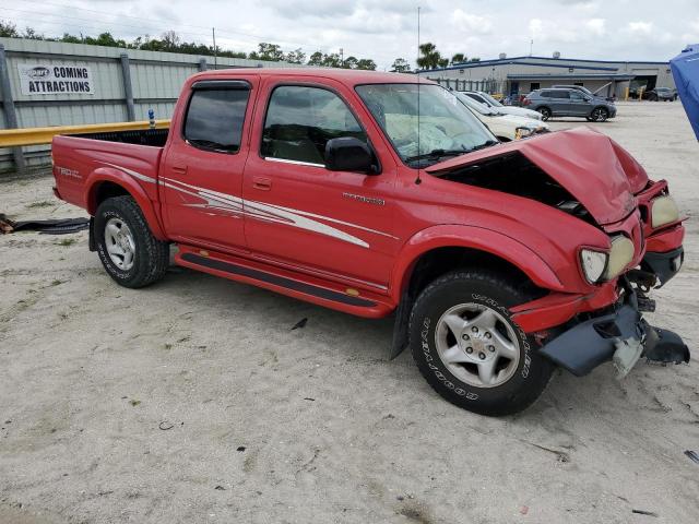 5TEGN92N14Z417940 - 2004 TOYOTA TACOMA DOUBLE CAB PRERUNNER RED photo 4