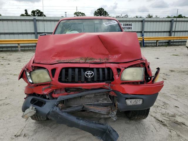 5TEGN92N14Z417940 - 2004 TOYOTA TACOMA DOUBLE CAB PRERUNNER RED photo 5