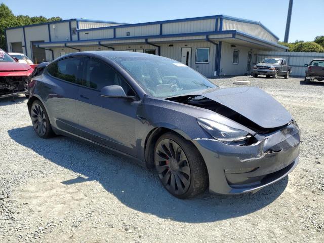 5YJ3E1EC4PF619218 - 2023 TESLA MODEL 3 Grafitowy zdjęcie 4