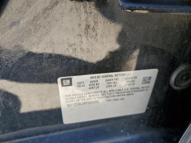 1G11C5SL5EF303269 - 2014 CHEVROLET MALIBU 1LT BLACK photo 12