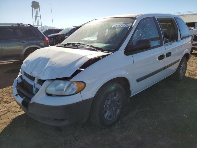 1D4GP25E55B270639 - 2005 DODGE CARAVAN SE WHITE photo 2