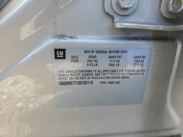 1G6DH577190163119 - 2009 CADILLAC CTS Brun photo 12