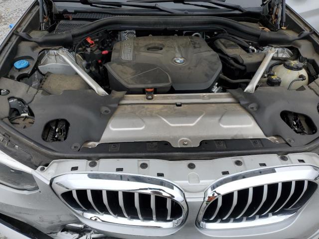 5UXTR7C51KLR50578 - 2019 BMW X3 SDRIVE30I GRAY photo 12