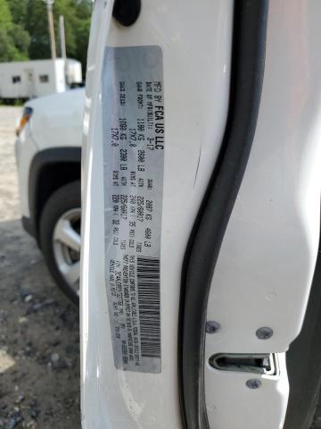 3C4NJDBB3HT627766 - 2017 JEEP COMPASS LATITUDE WHITE photo 12