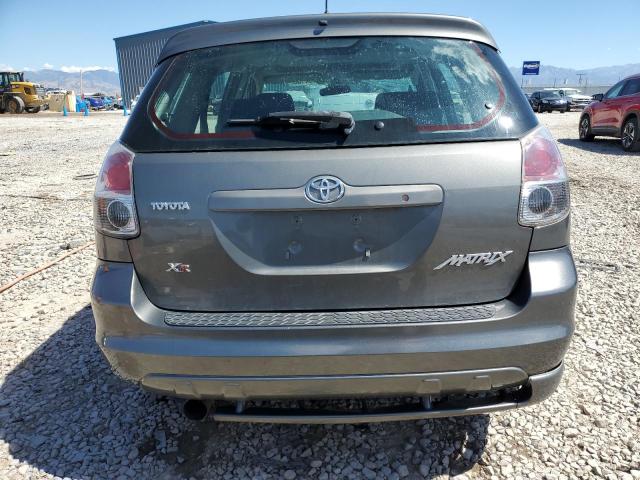 2T1KR32E76C592097 - 2006 TOYOTA COROLLA MA XR GRAY photo 6