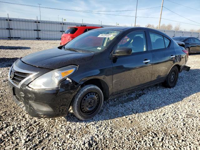 3N1CN7AP8HL807161 - 2017 NISSAN VERSA S BLACK photo 1