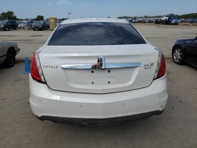 1LNHL9FTXAG607088 - 2010 LINCOLN MKS WHITE photo 6