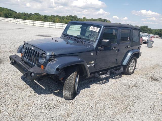 1J4GA59147L124067 - 2007 JEEP WRANGLER SAHARA CHARCOAL photo 1