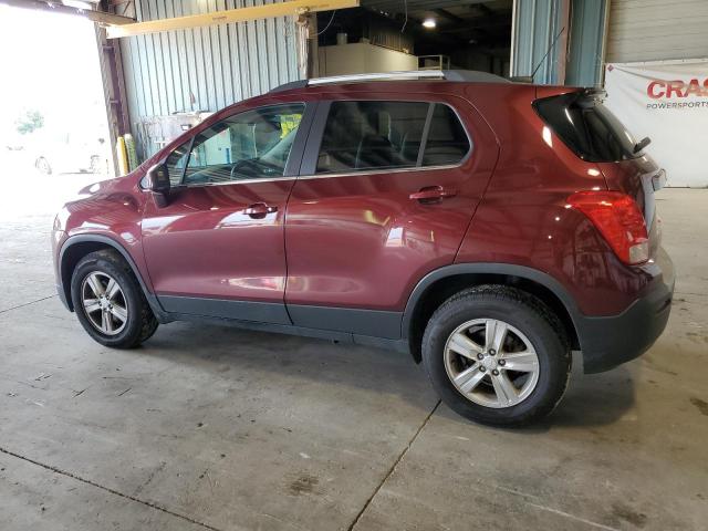 3GNCJPSB5GL155665 - 2016 CHEVROLET TRAX 1LT 勃艮第红 照片 2