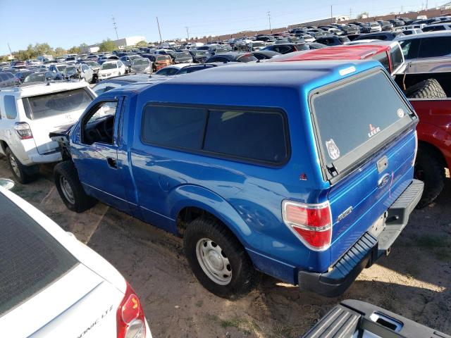 1FTMF1CW6AKA24377 - 2010 FORD F150 BLUE photo 2