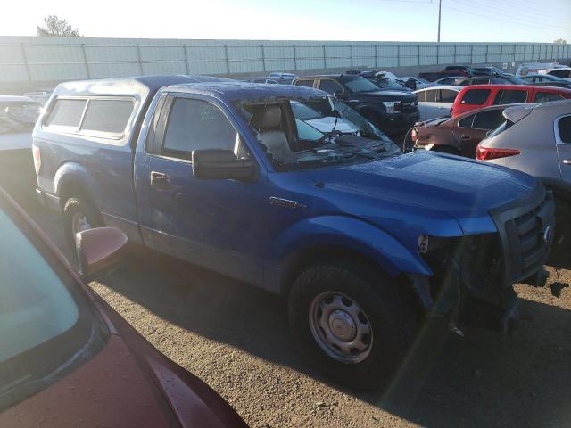 1FTMF1CW6AKA24377 - 2010 FORD F150 BLUE photo 4