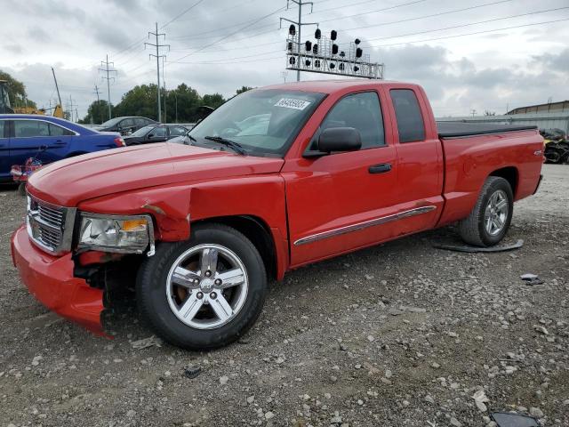 1D7HW52N48S596176 - 2008 DODGE DAKOTA LARAMIE RED photo 1